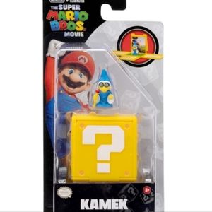 Super Mario Bros Movie Kamek 1.25" Mini Figure w/ Question Block